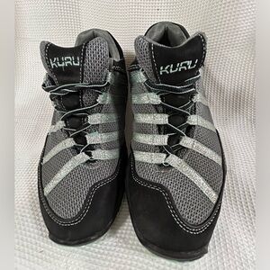 Kuru Chicane trail hiking shoes 👟 black-delirium leather-mesh women’s